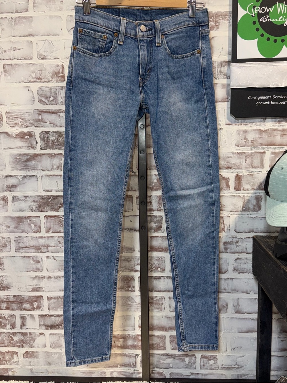 Levi's Men's Light Blue Skinny taper Jeans 28 x 32